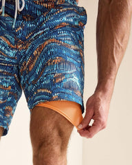 Men Swim & Boardshorts | Tommy Bahama Baja Monte Rio Geo 9-Inch Boardshorts Kingdom Blue