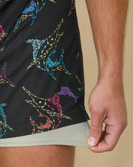 Men Swim & Boardshorts | Tommy Bahama Naples Spotted At Sea 6-Inch Swim Trunks Black