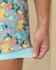 Men Swim & Boardshorts | Tommy Bahama Naples Tales Of A Cocktail 6-Inch Swim Trunks Concrete Grey