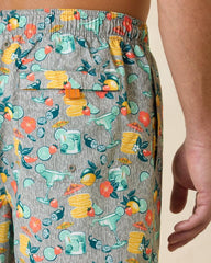 Men Swim & Boardshorts | Tommy Bahama Naples Tales Of A Cocktail 6-Inch Swim Trunks Concrete Grey