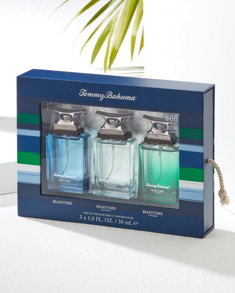 Men/Beach & Home Cologne & Grooming | Tommy Bahama Maritime Collection 3-Piece Gift Set Multicolor