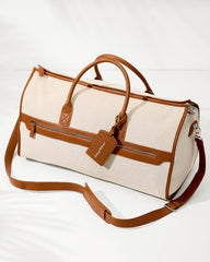 Men/Beach & Home Luggage & Travel | Tommy Bahama Capri Tan 2-in-1 Garment Duffel Bag Brown