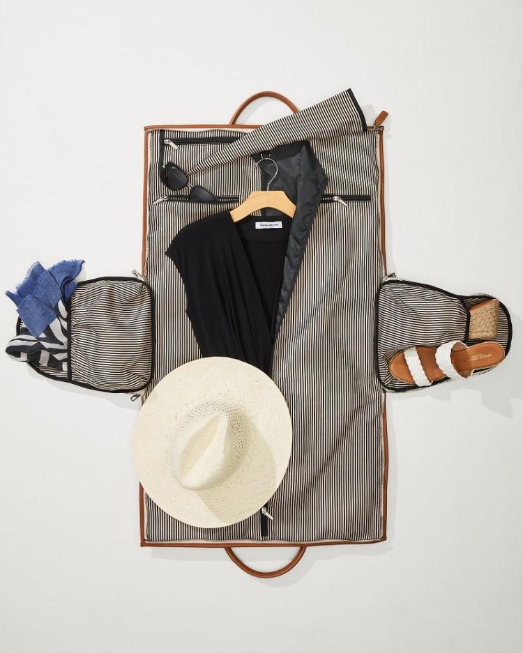 Men/Beach & Home Luggage & Travel | Tommy Bahama Siena Tan 2-in-1 Garment Duffel Bag Chestnut