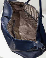 Men/Beach & Home Luggage & Travel | Tommy Bahama Stanford Navy Leather Duffel Bag Navy