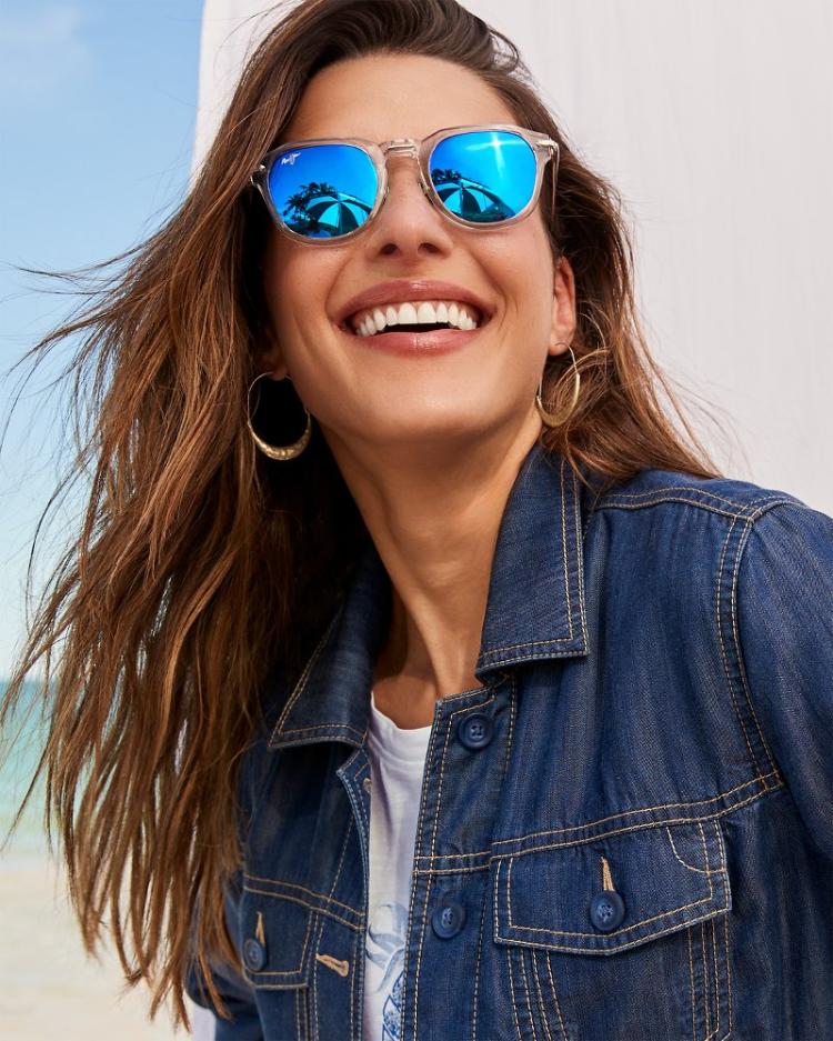 Men/Women Maui Jim® Sunglasses | Tommy Bahama Alika Sunglasses By Maui Jim® Blue Hawaii