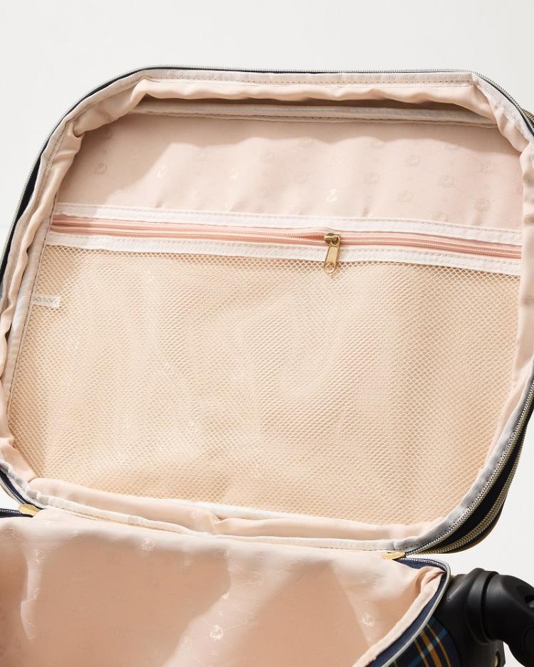 Men/Women/Beach & Home Luggage & Travel | Tommy Bahama Kalalanta 20-Inch Rolling Suitcase Navy Plaid