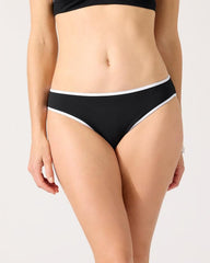Women Bikini Bottoms | Tommy Bahama Island Cays Cabana Hipster Bikini Bottoms Black
