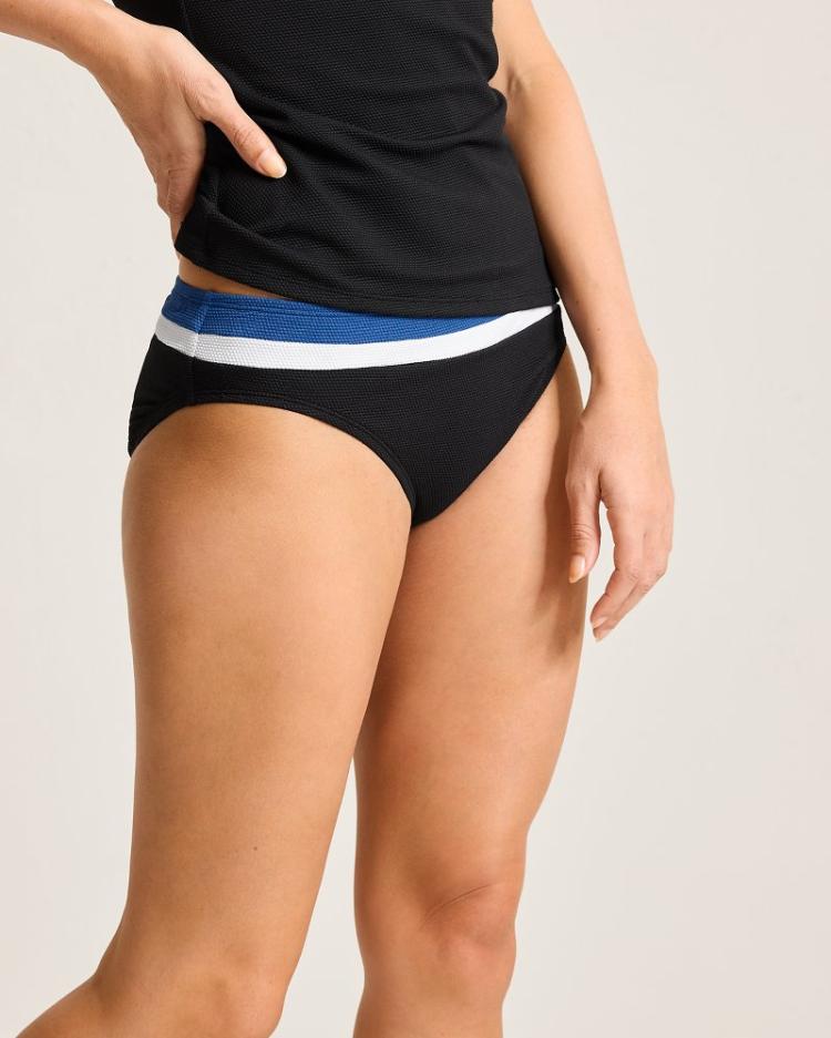 Women Bikini Bottoms | Tommy Bahama Island Cays Colorblock Hipster Bikini Bottoms Indigo Tide
