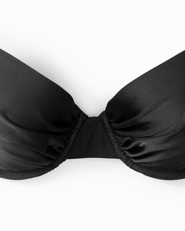 Women Bikini Tops | Tommy Bahama Pearl Underwire Halter Bikini Top Black