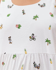 Women Dresses | Tommy Bahama Disney Nova Wave Beach Cruiser Midi Dress White