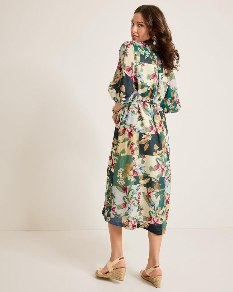 Women Dresses | Tommy Bahama Hightide Flora Midi Shirt Dress Bonsai