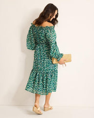 Women Dresses | Tommy Bahama Jeweled Jaguar Midi Dress Blue Atlas