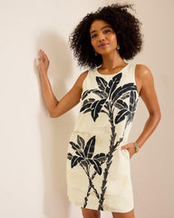 Women Dresses | Tommy Bahama Peninsula Palms Silk Shift Dress Coconut