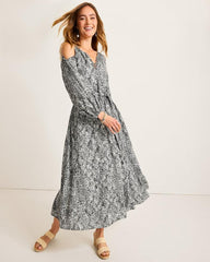 Women Dresses | Tommy Bahama Playa Python Maxi Dress Shadow