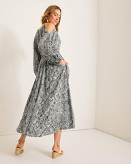 Women Dresses | Tommy Bahama Playa Python Maxi Dress Shadow