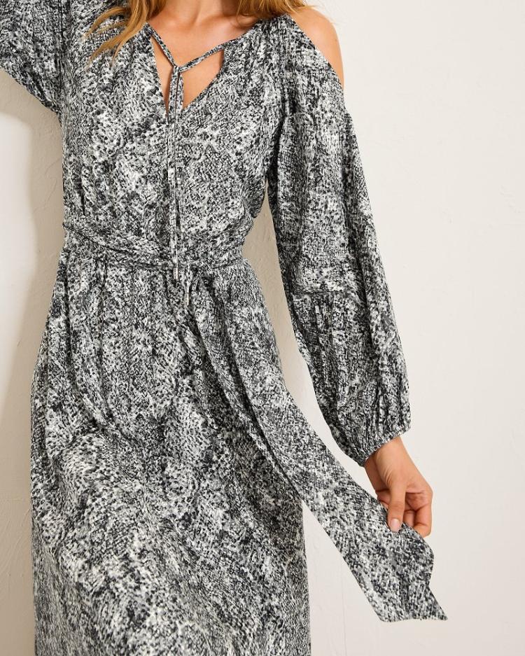 Women Dresses | Tommy Bahama Playa Python Maxi Dress Shadow