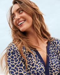 Women Dresses | Tommy Bahama Safari Spots Midi Dress Island Navy