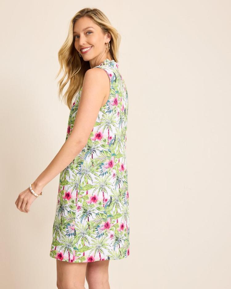Women Dresses | Tommy Bahama Two Palms Coastal Palms Linen Shift Dress White