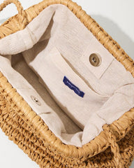 Women Handbags & Clutches | Tommy Bahama Frame Raffia Clutch Toast