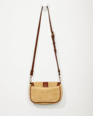 Women Handbags & Clutches | Tommy Bahama Raffia & Leather Chain Crossbody Multicolor