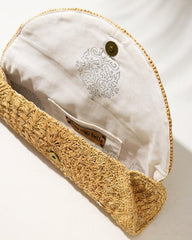 Women Handbags & Clutches | Tommy Bahama Rimini Raffia Clutch Natural/silver