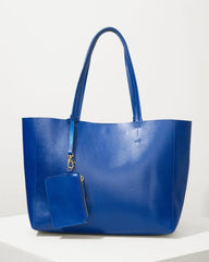 Women Handbags & Clutches | Tommy Bahama Tommy Bahama Perforated Leather Tote Blue