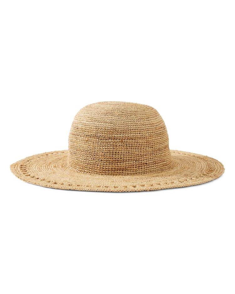 Women Hats & Caps | Tommy Bahama Isla Crochet Raffia Sun Hat Natural