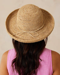 Women Hats & Caps | Tommy Bahama Maria Packable Raffia Upturn Hat Natural