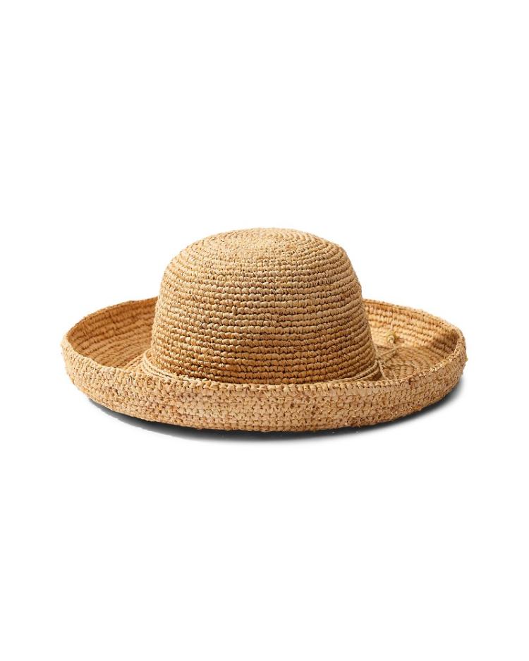 Women Hats & Caps | Tommy Bahama Maria Packable Raffia Upturn Hat Natural