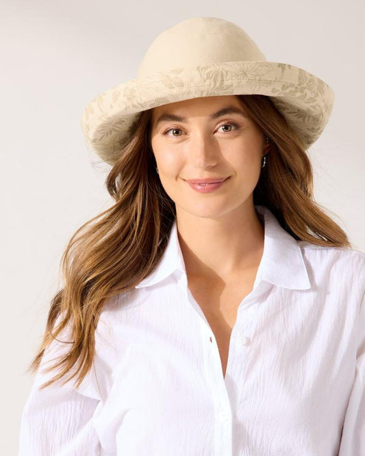 Women Hats & Caps | Tommy Bahama Noosa Beach Print Hat Latte