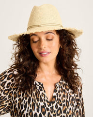 Women Hats & Caps | Tommy Bahama Packable Fringed Continental Hat Natural/natural