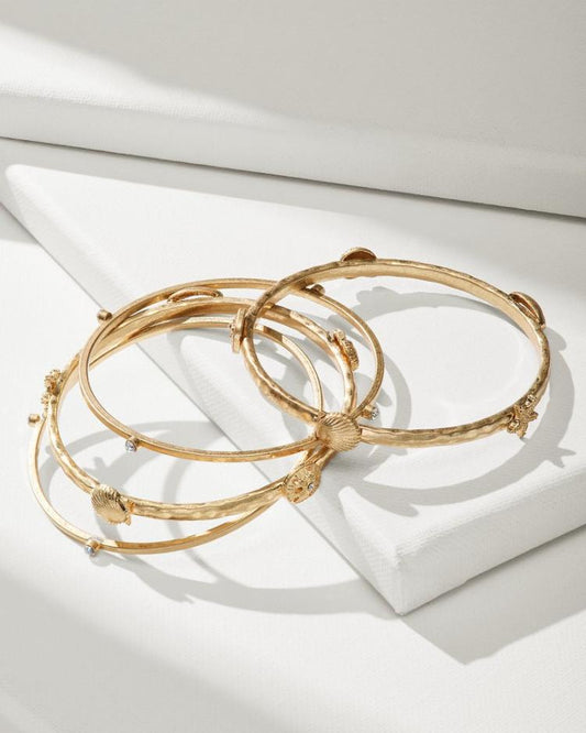Women Jewelry | Tommy Bahama Indigo Bay Sealife Bangle Set Gold