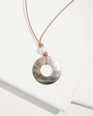 Women Jewelry | Tommy Bahama Indigo Shore Grey Shell Pendant Necklace Gold
