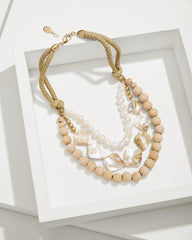 Women Jewelry | Tommy Bahama Indigo Shore Mother Of Pearl Shell Statement Necklace Gold