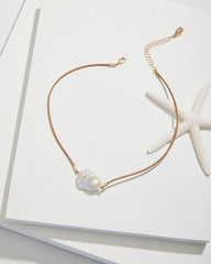 Women Jewelry | Tommy Bahama Indigo Shore Pearl Corded Pendant Necklace Gold