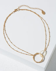 Women Jewelry | Tommy Bahama Island Essence Double Loop Bamboo Necklace Pearl