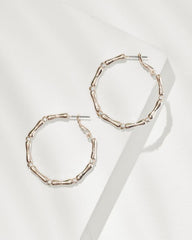 Women Jewelry | Tommy Bahama Island Essence Rose Gold Bamboo Hoop Earrings Rose Gold