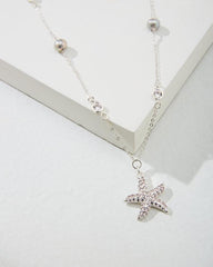 Women Jewelry | Tommy Bahama Island Essence Silver Starfish Pearl Necklace Silver