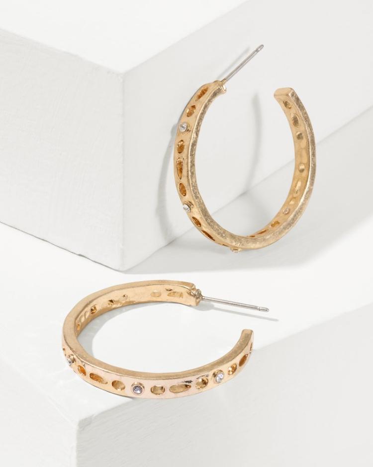 Women Jewelry | Tommy Bahama Madeira Large Hoop Earrings Gold