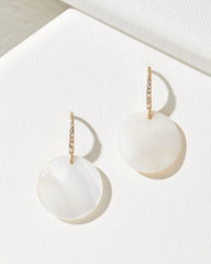 Women Jewelry | Tommy Bahama Madeira Mother-of-Pearl Drop Earrings Gold