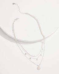 Women Jewelry | Tommy Bahama Marco Island Layered Starfish Charm Necklace Silver