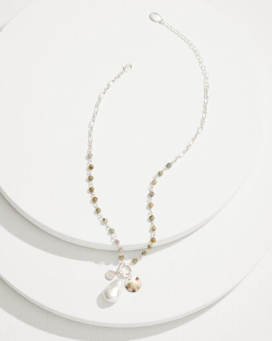 Women Jewelry | Tommy Bahama Marco Island Shell And Mother Of Pearl Pendant Necklace Silver