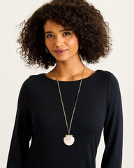 Women Jewelry | Tommy Bahama Moments In Paradise Mother Of Pearl And Shell Pendant Necklace Gold
