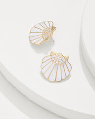 Women Jewelry | Tommy Bahama Moments In Paradise Mother Of Pearl And Shell Statement Earrings Gold