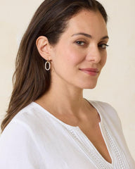 Women Jewelry | Tommy Bahama Sanibel Island Crystal Link Drop Earrings Gold