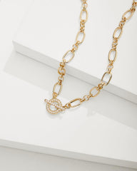 Women Jewelry | Tommy Bahama Sanibel Island Crystal Link Necklace Gold