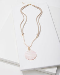 Women Jewelry | Tommy Bahama Sanibel Island Large Mother-of-Pearl Pendant Necklace Pink