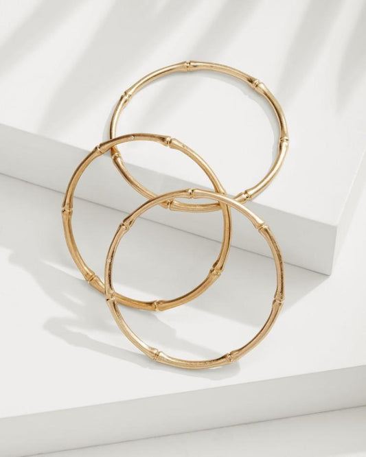 Women Jewelry | Tommy Bahama Seaside Bamboo Bangle Set Gold