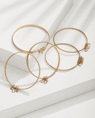 Women Jewelry | Tommy Bahama Seaside Charm Bangle Bracelet Set Gold