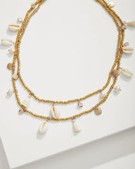 Women Jewelry | Tommy Bahama Seaside Cowrie Shell Station Necklace Gold